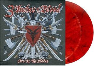LP ploča 3 Inches Of Blood - Fire Up The Blades (Limited Edition) (Crimson Fire Coloured) (2 LP) - 1