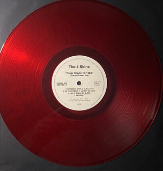 Disc de vinil 4 Skins - From Chaos To 1984 (The 4 Skins Live) (Reissue) (Red Coloured) (LP) - 2