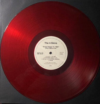 Disc de vinil 4 Skins - From Chaos To 1984 (The 4 Skins Live) (Reissue) (Red Coloured) (LP) - 3