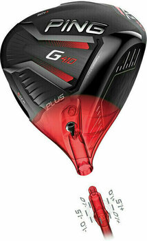 Golfkølle - Driver Ping G410 Plus Driver Left Hand 10,5 Alta CB 55 Red Regular - 6
