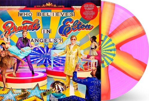 LP ploča Elton John & Brandi Carlile - Who Believes In Angels? (Limited Edition) (Pink Spiral with Yellow Coloured) (LP) - 2