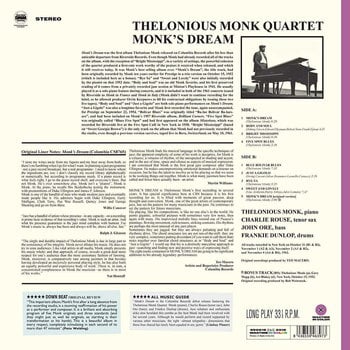 LP ploča Thelonious Monk - Monk’s Dream (Limited Edition) (Purple Coloured) (180 g) (LP) - 2