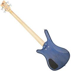 4-string Bassguitar Warwick RockBass Corvette Basic Ocean Blue Transparent Satin 4-string Bassguitar - 1