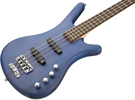 4-string Bassguitar Warwick RockBass Corvette Basic Ocean Blue Transparent Satin 4-string Bassguitar - 4