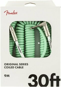 Instrument Cable Fender Original Series Coil Green 9 m Straight - Angled - 2