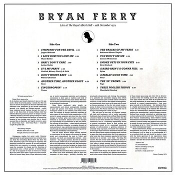 Disc de vinil Bryan Ferry - Live At The Royal Albert Hall 1974 (LP) - 3