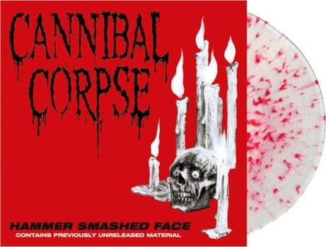 LP deska Cannibal Corpse - Hammer Smashed Face (Limited Edition) (Clear With Red Splatter Coloured) (LP) - 2