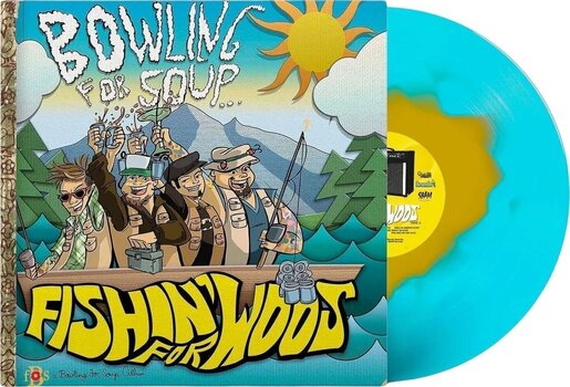 LP ploča Bowling For Soup - Fishin' For Woos (Reissue) (Blue Translucent With Yellow, White & Black Splatter Ocean Splatter Coloured) (LP) - 2