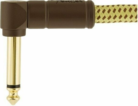 Kabel rozgałęziacz, Patch kabel Fender Deluxe Series 099-0820-098 Żółty 90 cm Kątowy - Kątowy - 3