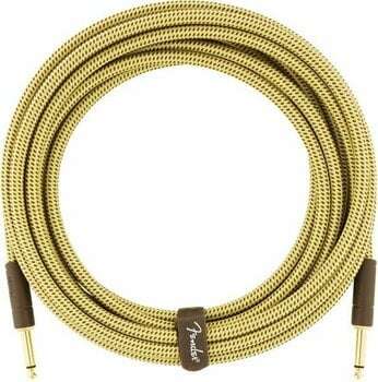 Instrument Cable Fender Deluxe Series Yellow 3 m Straight - Straight - 2