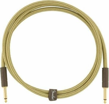 Instrument Cable Fender Deluxe Series Yellow 150 cm Straight - Straight - 2