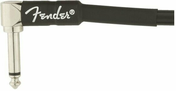 Patchkabel Fender Professional Series 2-Pack A/A 15 Schwarz 15 cm Winkelklinke - Winkelklinke - 2
