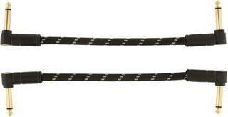 Patch kabel Fender Deluxe Series 099-0820-087 15 cm Lomený - Lomený Patch kabel - 1