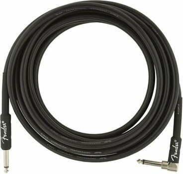 Cable de instrumento Fender Professional Series Negro 4,5 m Recto - Acodado - 2