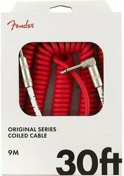 Câble pour instrument Fender Original Series Coil Rouge 9 m Droit - Angle - 2