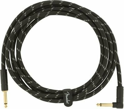 Instrument Cable Fender Deluxe Series Black 3 m Straight - Angled - 2