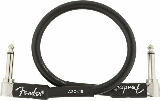 Adapter/Patch Cable Fender Professional Series  A/A Black 30 cm Angled - Angled - 2