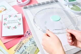 Scrapbooking Sizzix Stamping & Stenciling Accessory Stamp & Spin Tool - 1