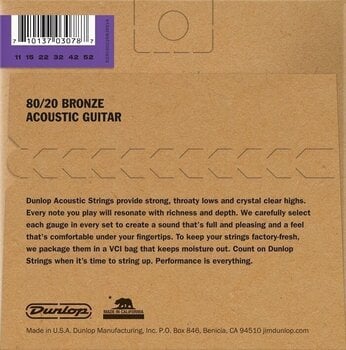 Guitar strings Dunlop DAP1152 Guitar strings - 4