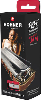 Muzicuță diatonică Hohner Marine Band Deluxe Eb-Richter Muzicuță diatonică - 22