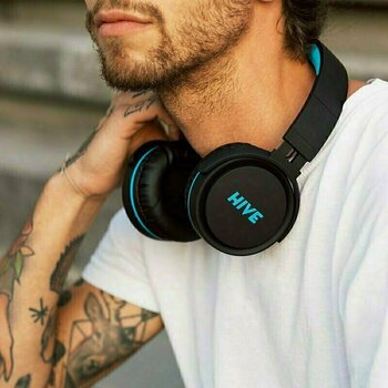 Słuchawki bezprzewodowe On-ear Niceboy HIVE XL Czarny - 9