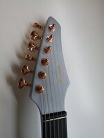 Enya Music Inspire Ozielzinho Cust Midnight Gray Guitarra elétrica