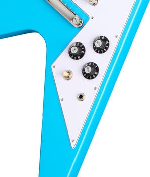 Electric guitar Epiphone Flying V 70s Maui Blue Electric guitar - 6