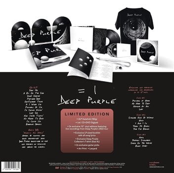 LP ploča Deep Purple - =1 (Box Set) (Limited Edition) (45 RPM) (180 g) (2 LP 12'' + 3 SP 10'' + CD + DVD + T-shirt XL) - 3