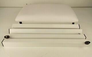 Metalowe krzesło fortepianowe
 Pianonova PS2025WH Metalowe krzesło fortepianowe White (Jak nowe) - 1