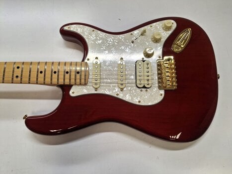 E-Gitarre Fender Tash Sultana Stratocaster MN Transparent Cherry E-Gitarre (Beschädigt) - 2