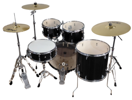 Set Batteria Acustica Yamaha RDP2F5BLGCPSET Black Glitter Set Batteria Acustica (Seminuovo) - 2