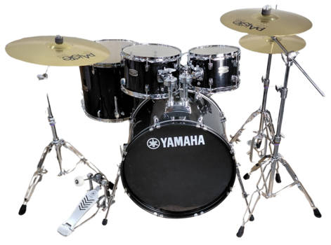 Set Batteria Acustica Yamaha RDP2F5BLGCPSET Black Glitter Set Batteria Acustica (Seminuovo) - 10