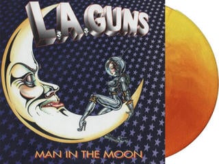 LP ploča L.A. Guns - Man In The Moon (25th Anniversary Edition) (Solar Flare Hand Poured Effect Coloured) (LP) - 1