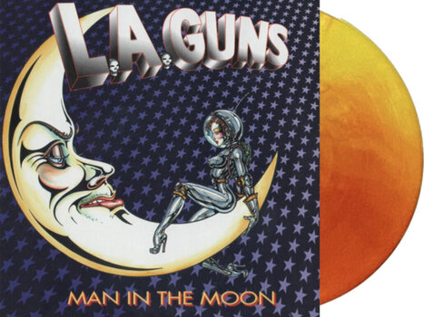 Disc de vinil L.A. Guns - Man In The Moon (25th Anniversary Edition) (Solar Flare Hand Poured Effect Coloured) (LP) - 2