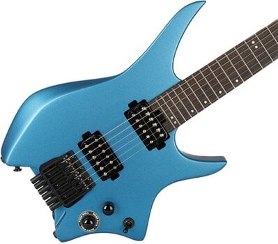 Headless guitar HILS Guitars HN3 NEXT Electric Blue Headless guitar - 5