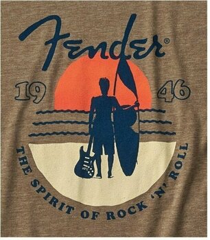 T-Shirt Fender T-Shirt Sunset Spirit Unisex Olive XL - 2