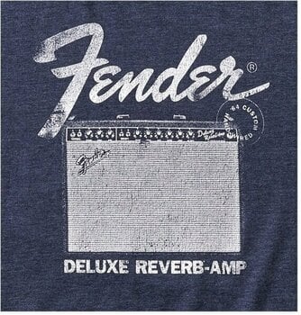 T-shirt Fender Deluxe Reverb Blue XL T-shirt - 2