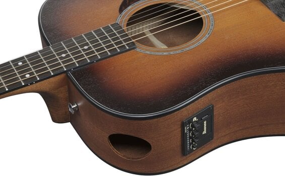 guitarra eletroacústica Ibanez AAD54E-OMH Mahogany Sunburst guitarra eletroacústica - 12