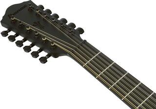 12-string Acoustic-electric Guitar Ibanez AEG1221-BOT Black Out 12-string Acoustic-electric Guitar - 7
