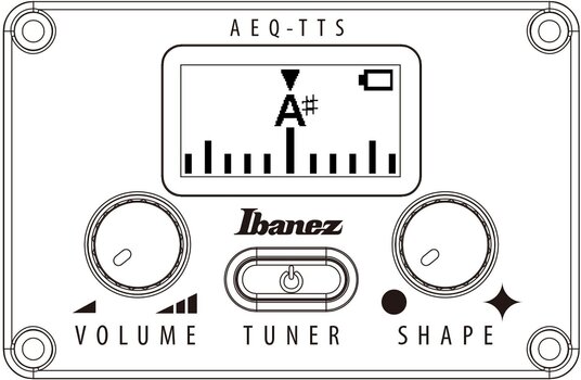 Chitarra Semiacustica 12 Corde Ibanez AEG1221-BOT Black Out Chitarra Semiacustica 12 Corde - 12