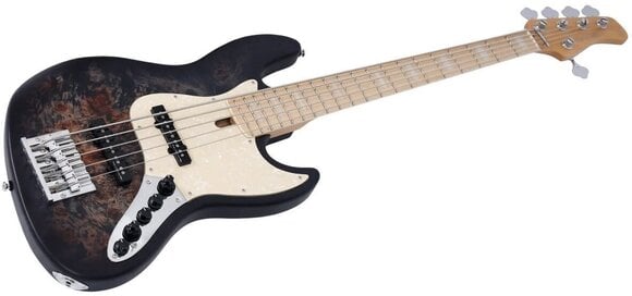 Fretless bas kitare Sire Marcus Miller V7 Ash Reissue 5 FL Transparent Black Satin Fretless bas kitare - 3