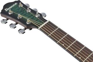 electro-acoustic guitar Ibanez AEWC16QA-TEH Transparent Emerlad Burst electro-acoustic guitar - 7