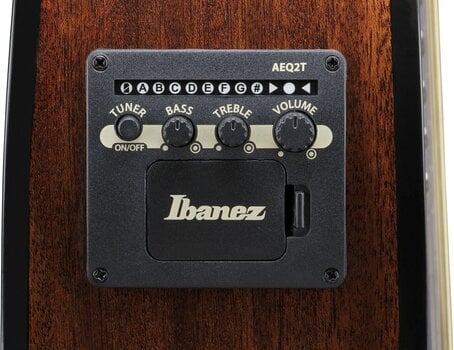 Jumbo elektro-akoestische gitaar Ibanez AEWC16QA-TEH Transparent Emerlad Burst Jumbo elektro-akoestische gitaar - 10