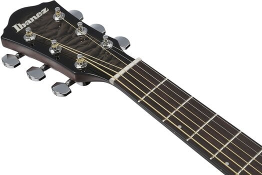 Jumbo elektro-akoestische gitaar Ibanez AEWC16QA-TKH Transparent Black Sunburst Jumbo elektro-akoestische gitaar - 8