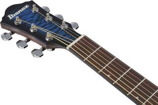 electro-acoustic guitar Ibanez AEWC16QA-TLH Transparent Blue Sunburst electro-acoustic guitar - 7