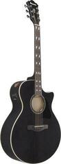 electro-acoustic guitar Ibanez AE170-TBK Transparent Black electro-acoustic guitar - 2