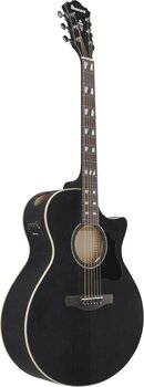 electro-acoustic guitar Ibanez AE170-TBK Transparent Black electro-acoustic guitar - 3