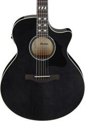 electro-acoustic guitar Ibanez AE170-TBK Transparent Black electro-acoustic guitar - 3