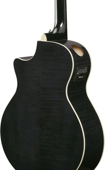 electro-acoustic guitar Ibanez AE170-TBK Transparent Black electro-acoustic guitar - 7
