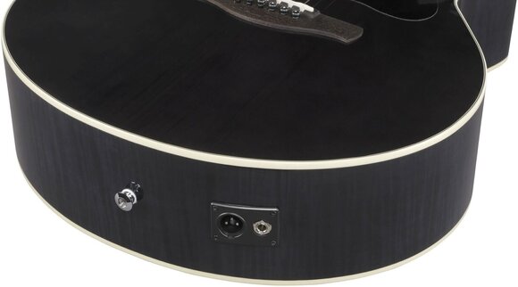 electro-acoustic guitar Ibanez AE170-TBK Transparent Black electro-acoustic guitar - 11